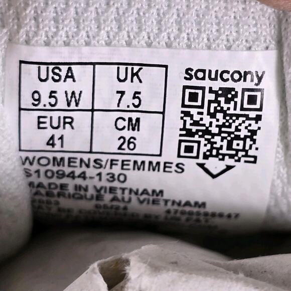 Saucony - Cohesion 17 - Women's 9.5W - White Shoes Running STYLE S10944-130 NEW - Picture 7 of 8